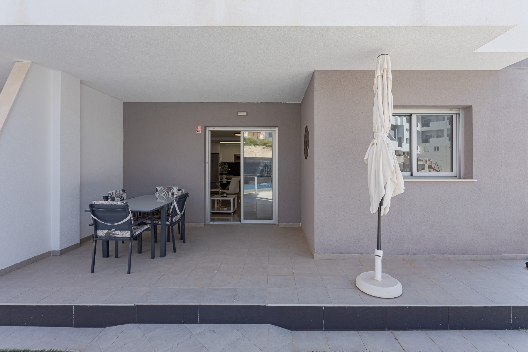 Pool area in apartment for sale in Orihuela Costa