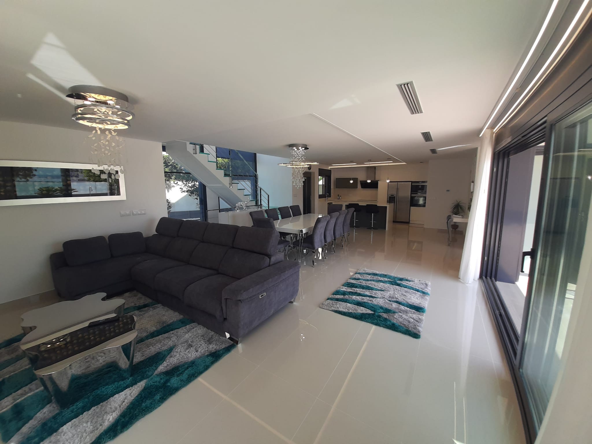 Living room in villa for sale in San Miguel de Salinas