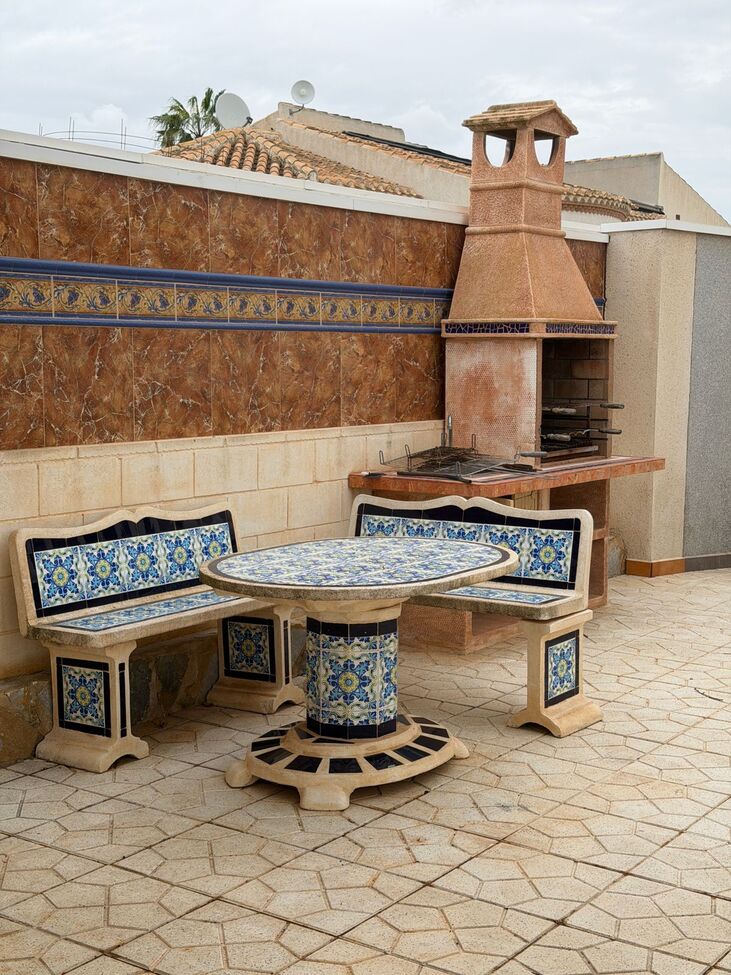 Bathroom in villa for sale in Playa Flamenca