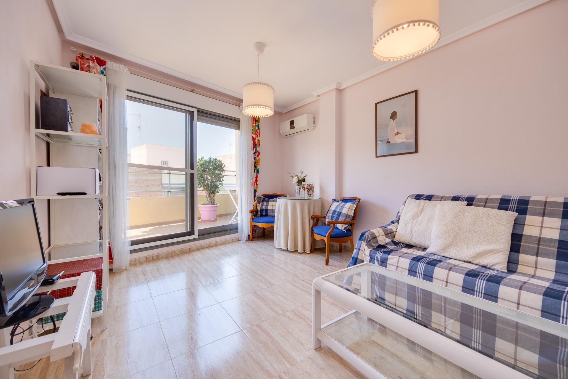 Master bedroom in penthouse for sale in Torrevieja