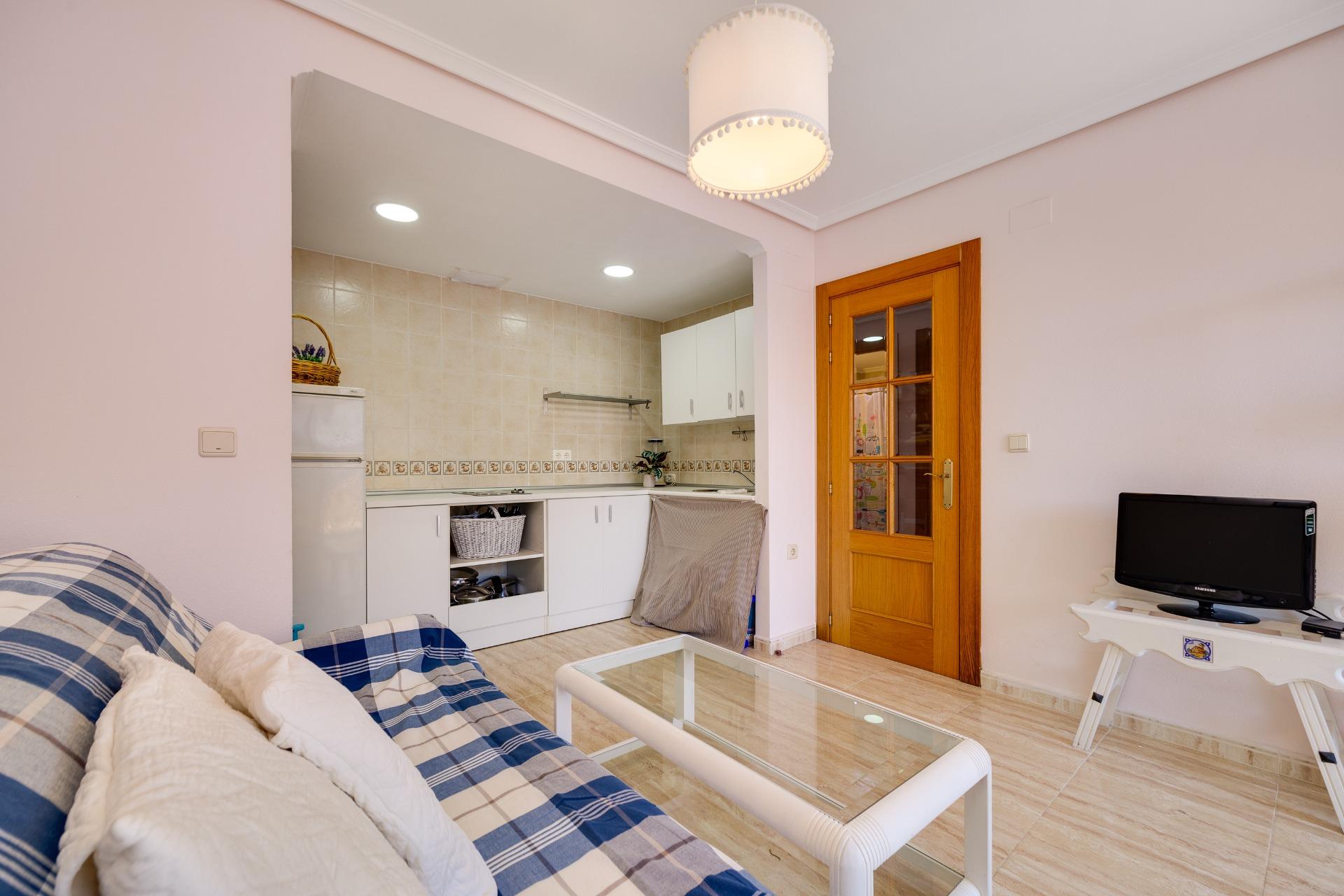 Pool area in penthouse for sale in Torrevieja