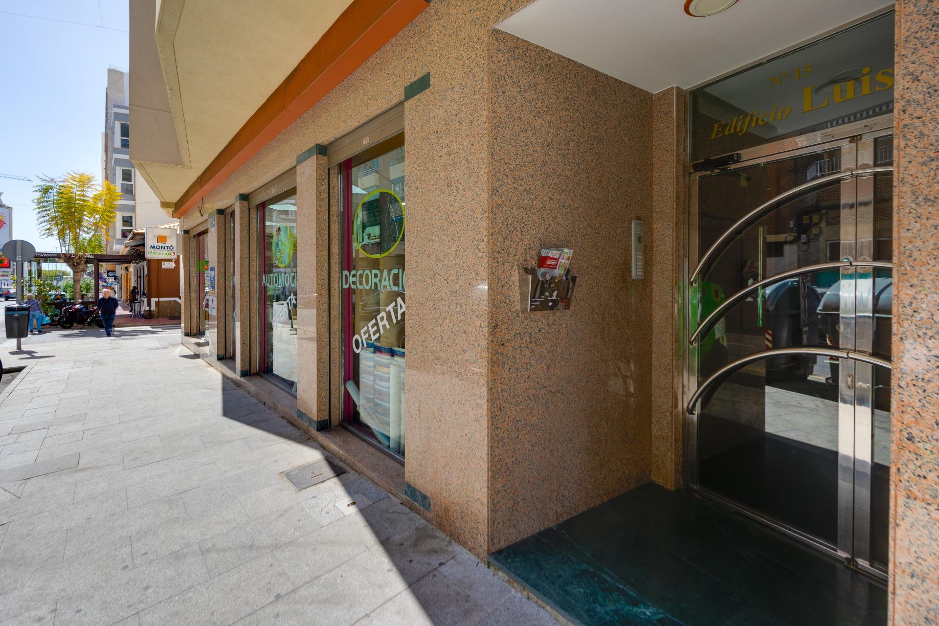 Pool area in penthouse for sale in Torrevieja
