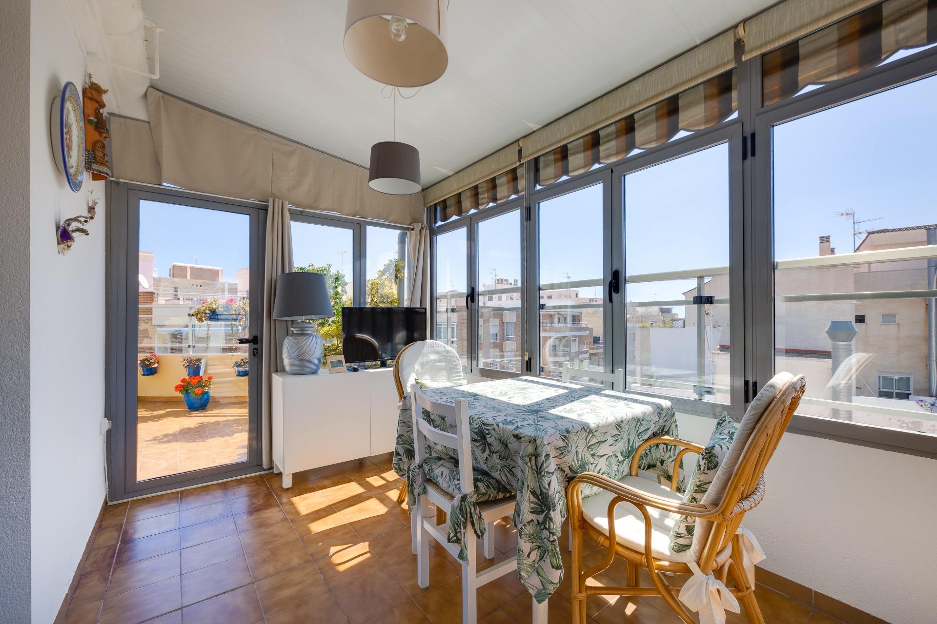 Master bedroom in penthouse for sale in Torrevieja