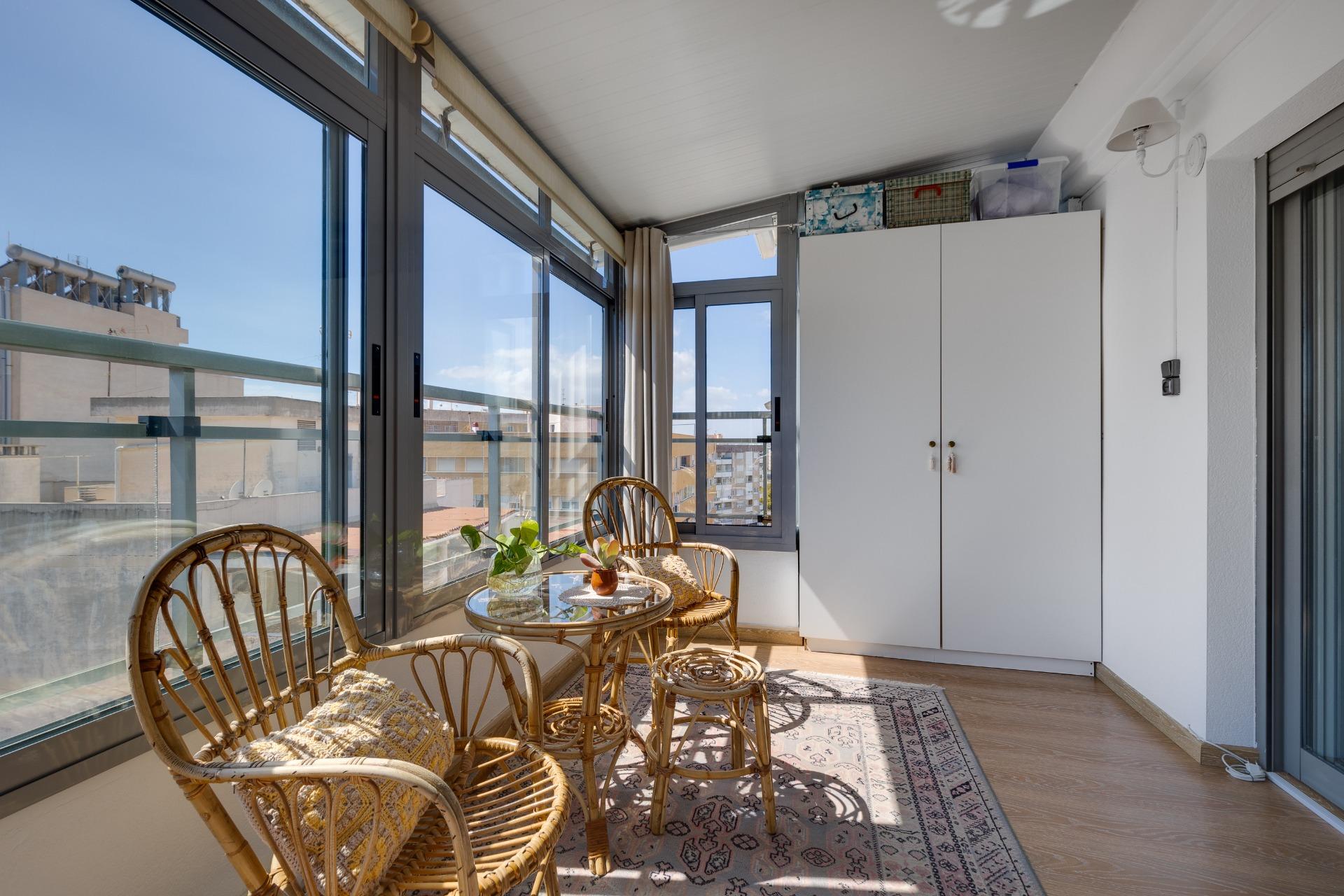 Dining area in penthouse for sale in Torrevieja
