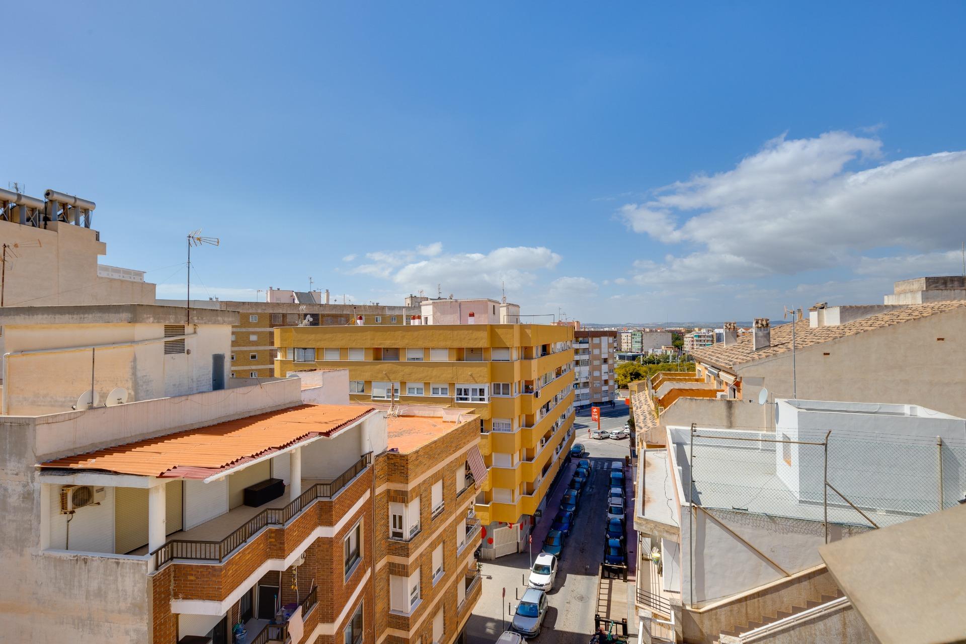 Garden in penthouse for sale in Torrevieja