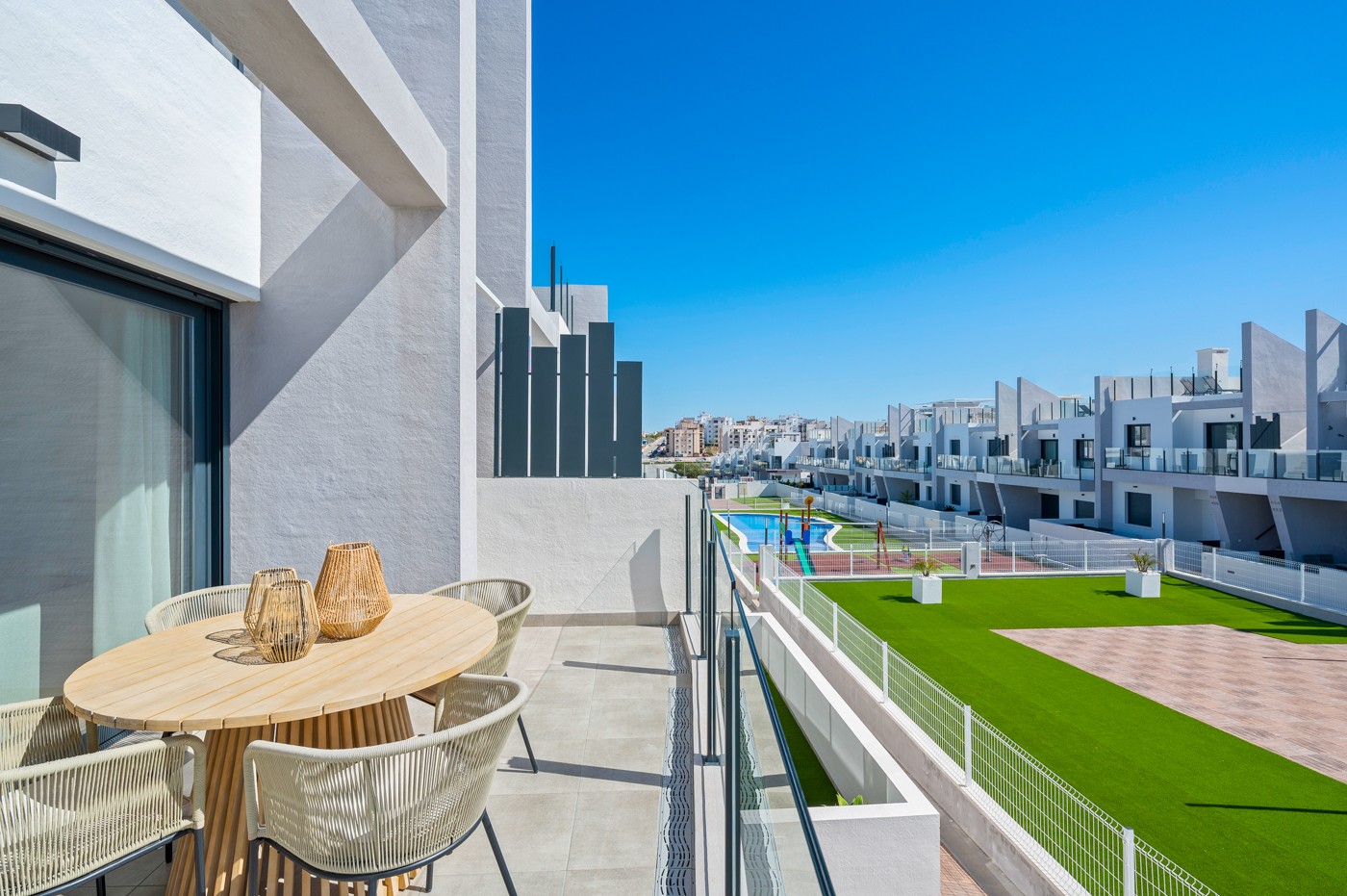 Garden in apartment for sale in San Miguel de Salinas