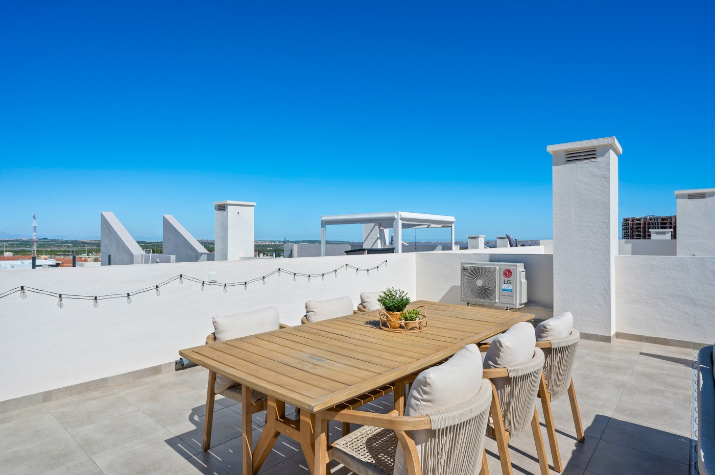 Living room in apartment for sale in San Miguel de Salinas