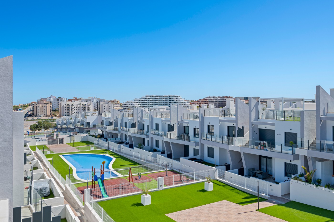 Living room in apartment for sale in San Miguel de Salinas