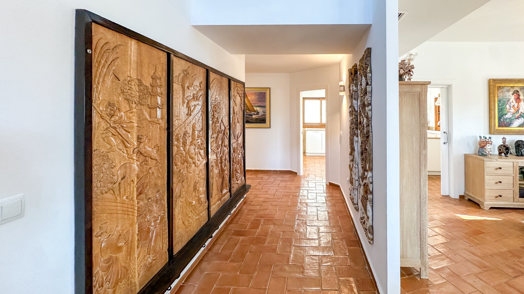 Terrace in villa for sale in Dehesa de Campoamor