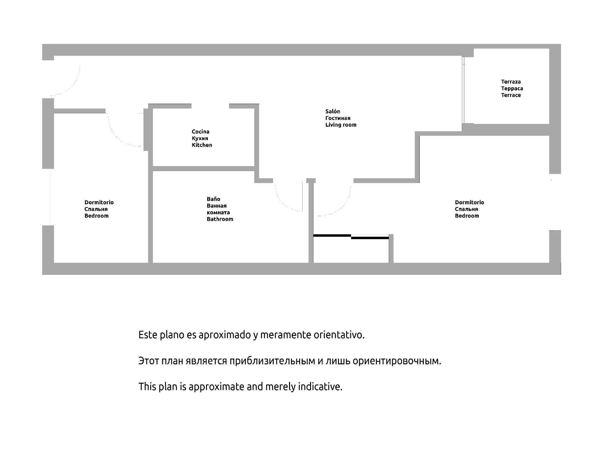 Bathroom in apartment for sale in Torrevieja