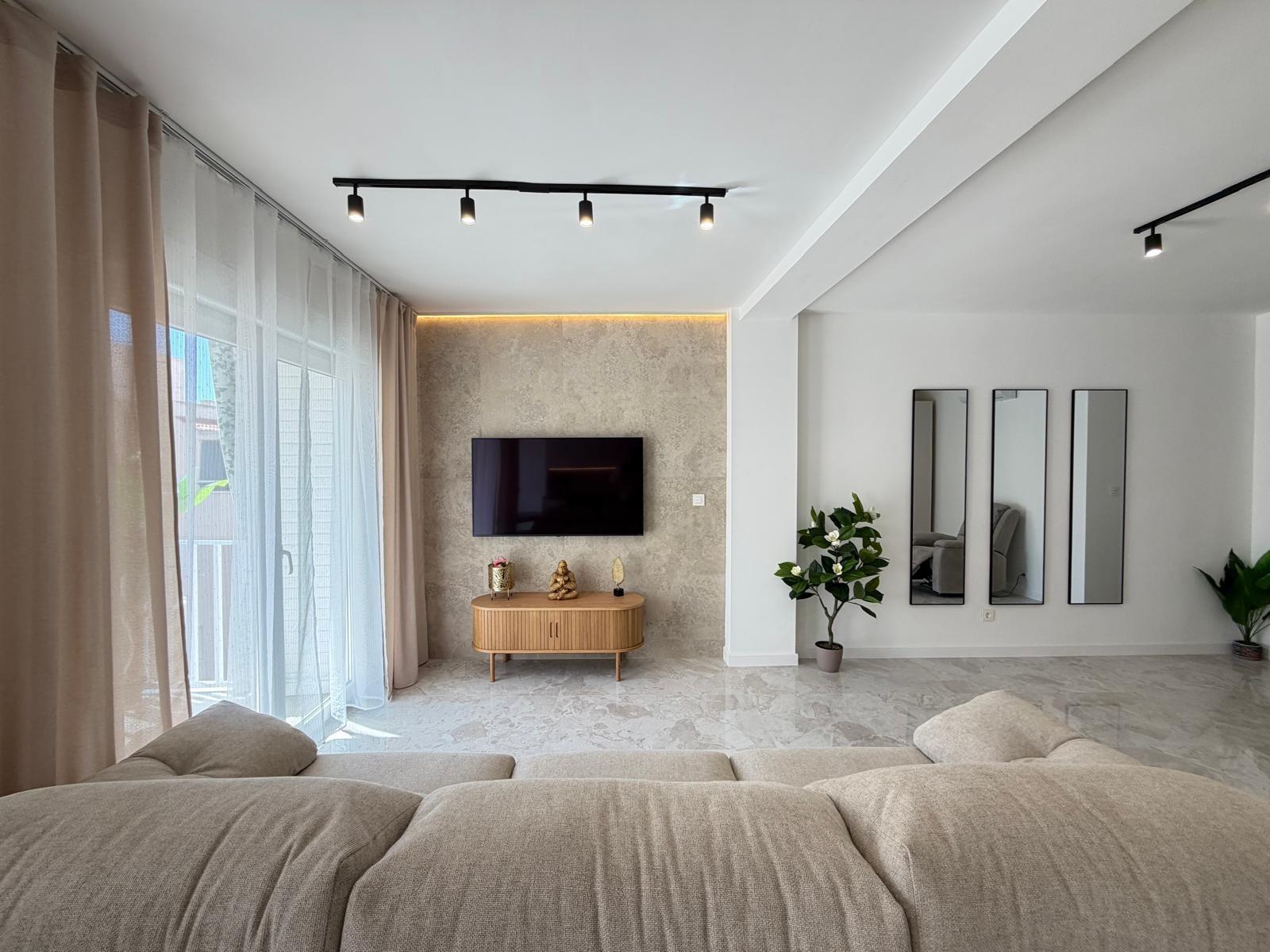 Living room in penthouse for sale in Torrevieja