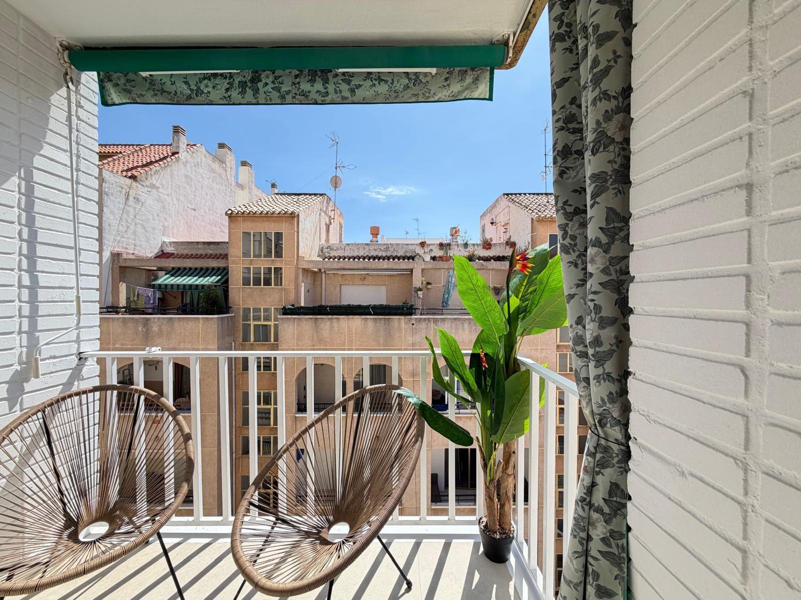Terrace in penthouse for sale in Torrevieja
