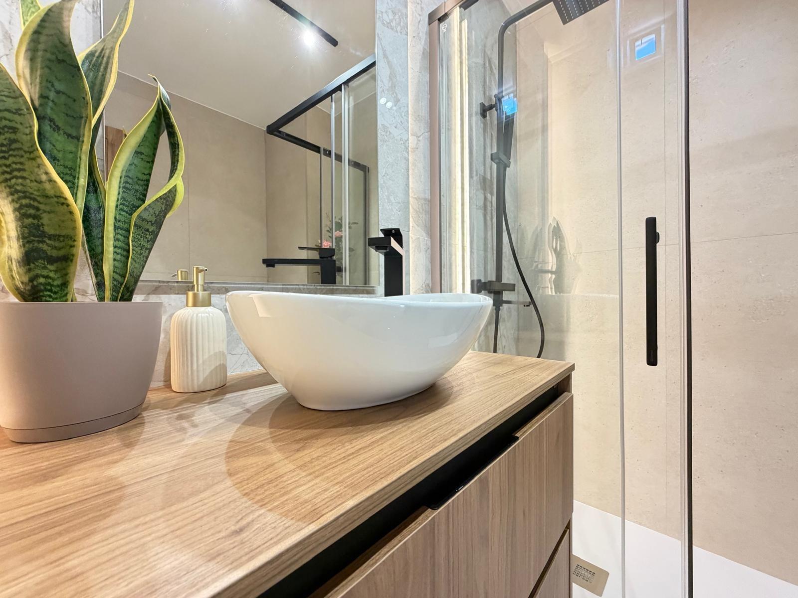 Pool area in penthouse for sale in Torrevieja