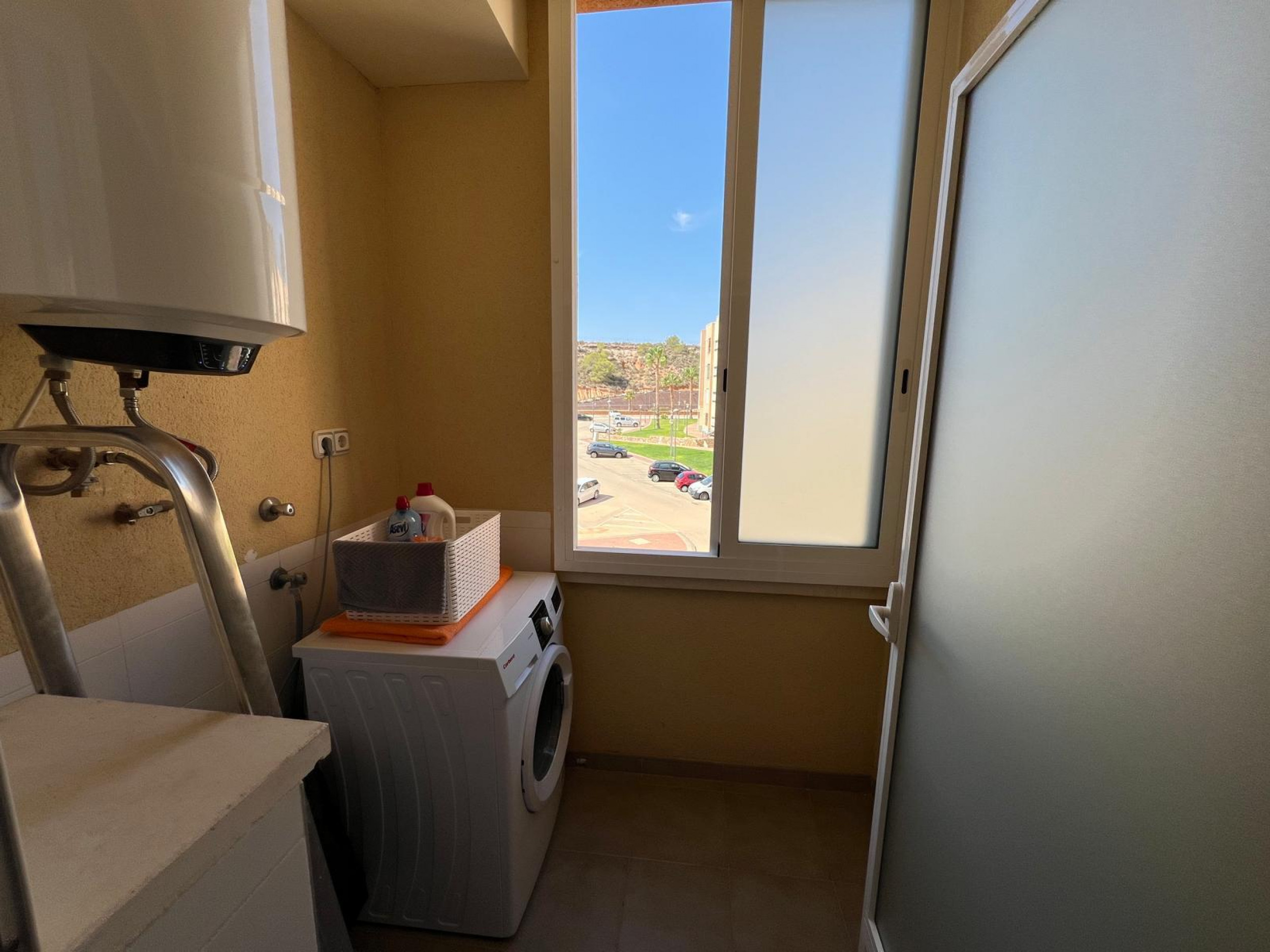 Pool area in apartment for sale in La Tercia Golf Resort