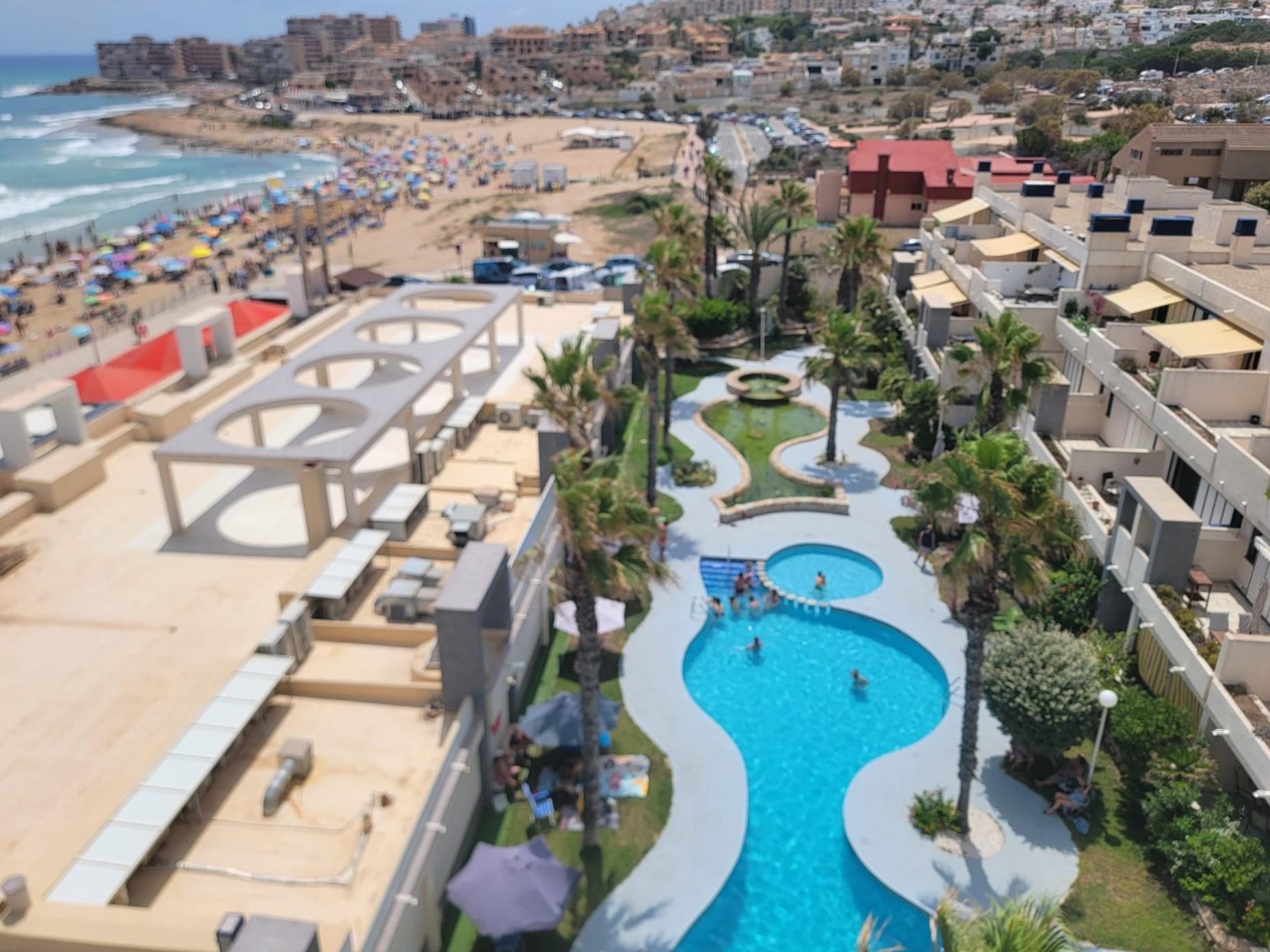 Terrace in penthouse for sale in Torrevieja