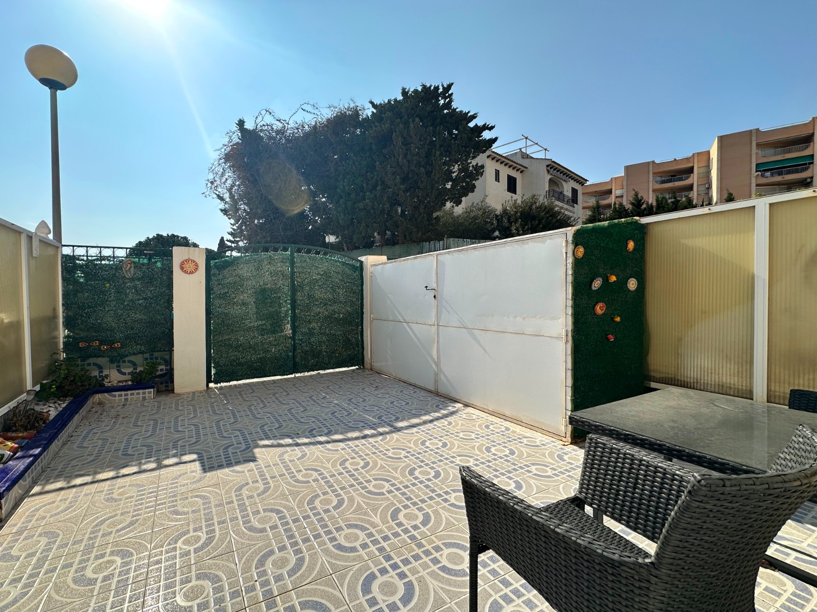 Pool area in terraced for sale in Orihuela Costa