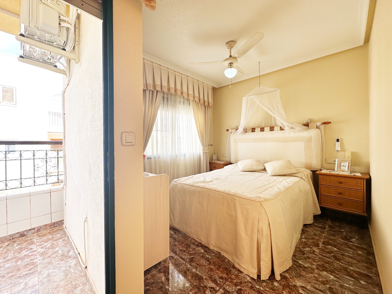 Master bedroom in terraced for sale in Orihuela Costa