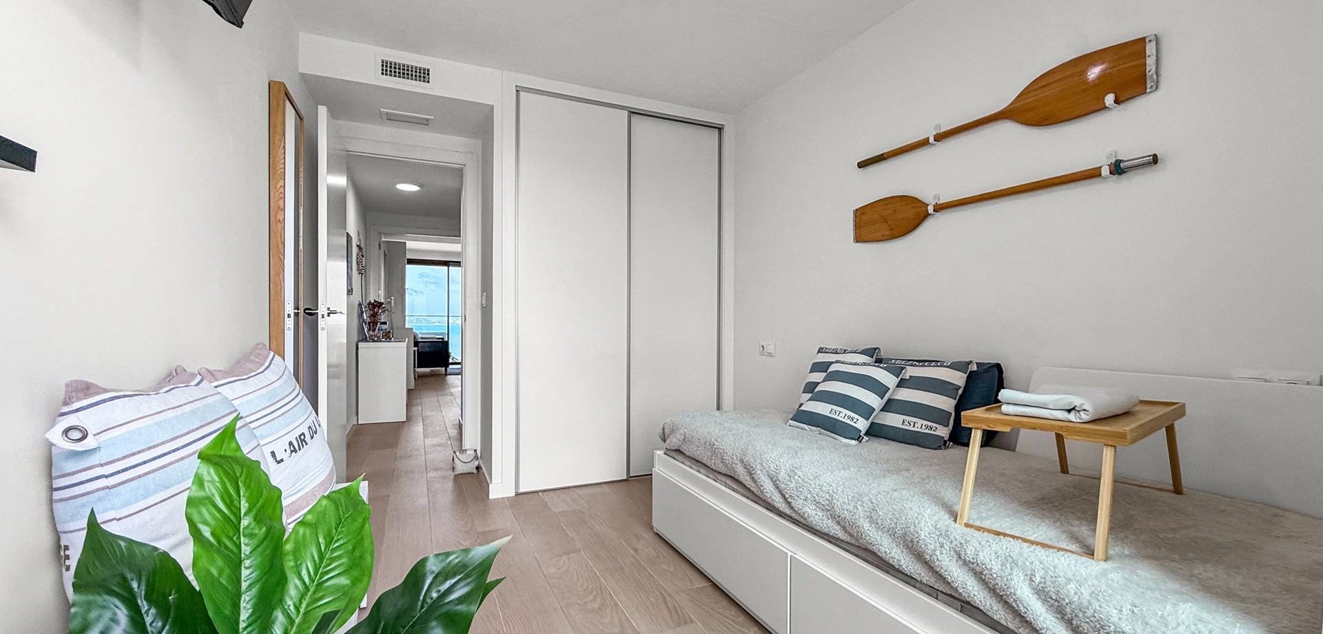 Master bedroom in apartment for sale in Cartagena