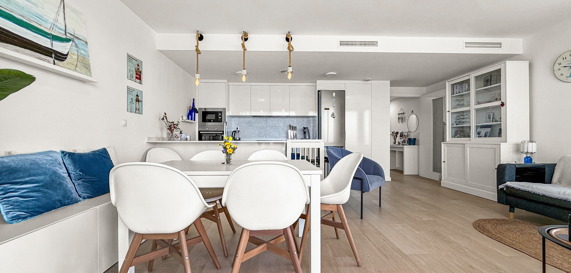 Dining area in apartment for sale in Cartagena