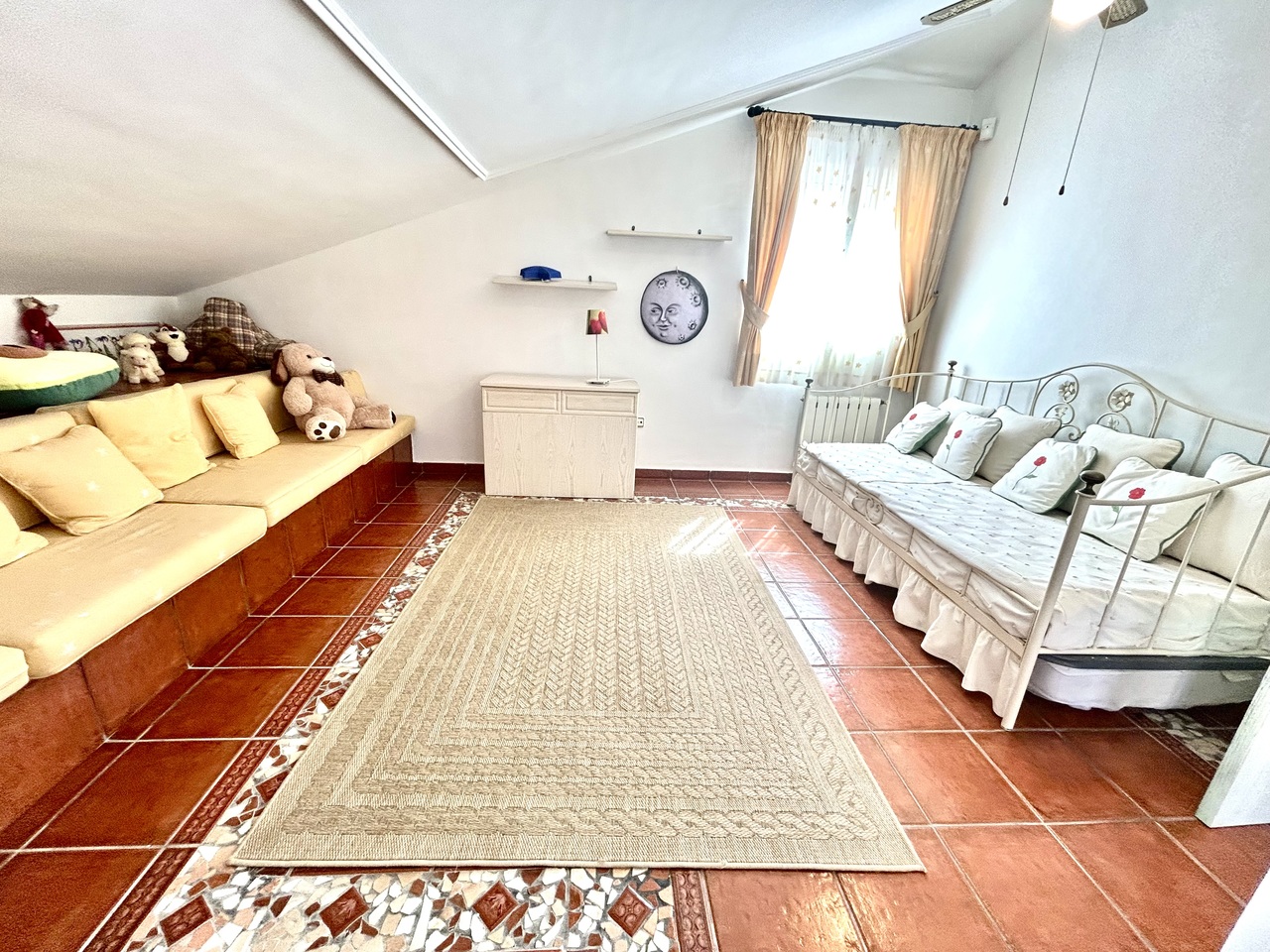 Pool area in villa for sale in La Mata