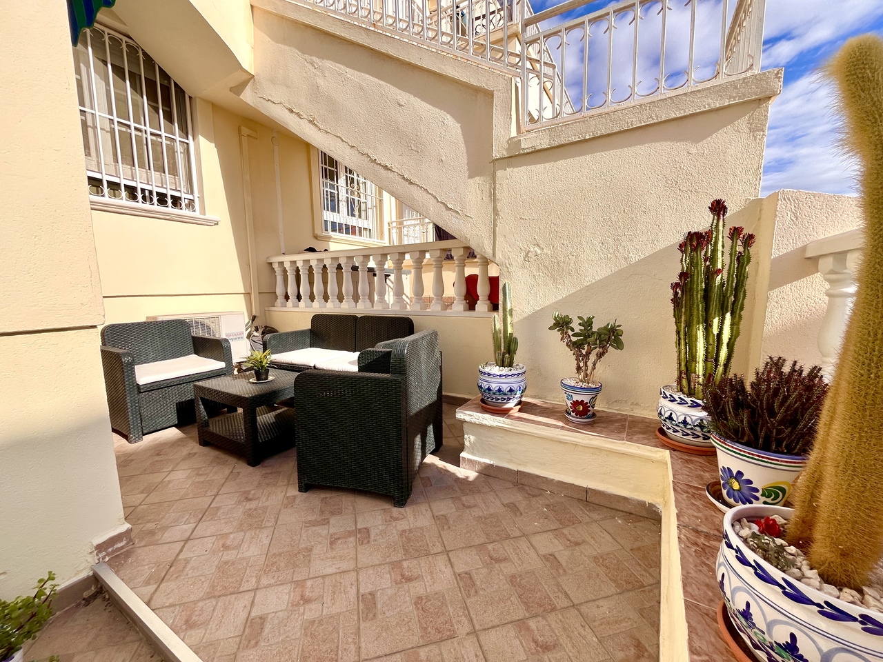 Pool area in apartment for sale in Playa Flamenca