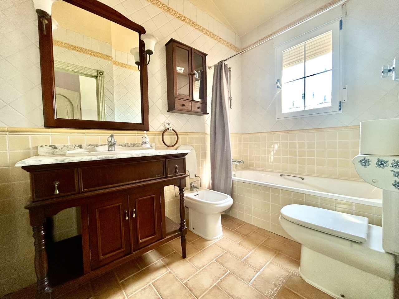 Living room in villa for sale in La Mata