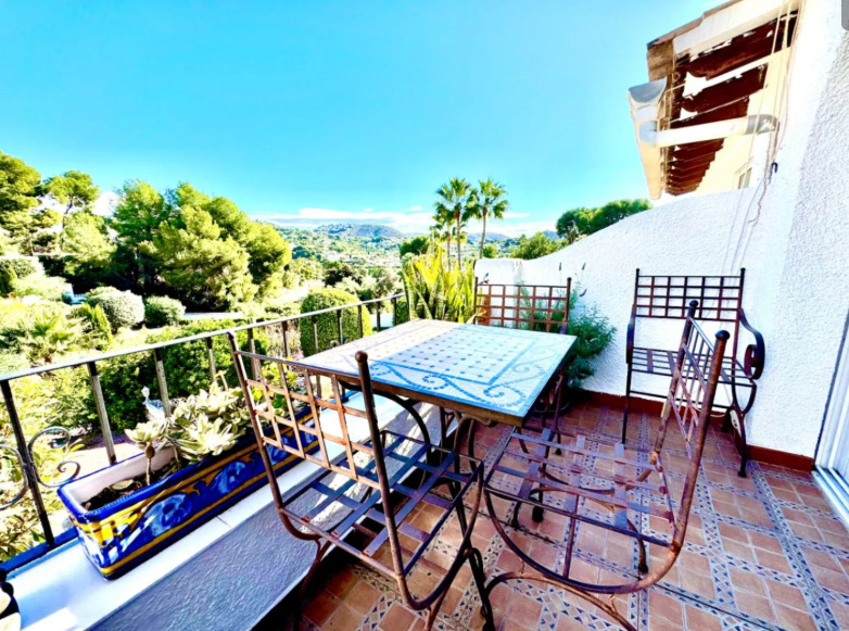 Terrace in duplex for sale in Moraira