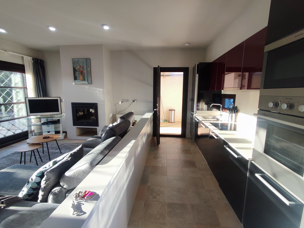 Living room in villa for sale in Peraleja Golf