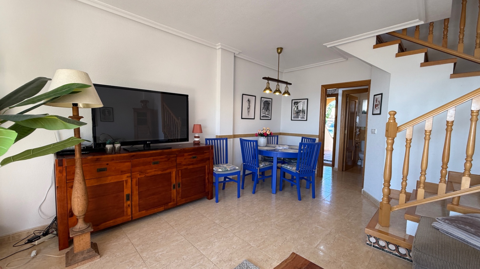 Pool area in duplex for sale in Orihuela