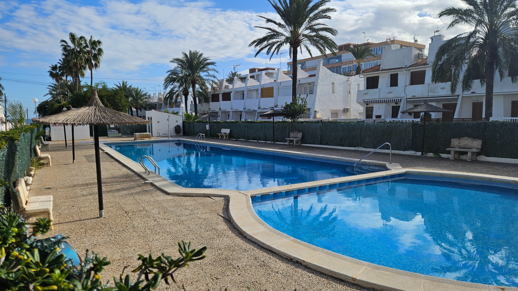 Garden in apartment for sale in Torrevieja