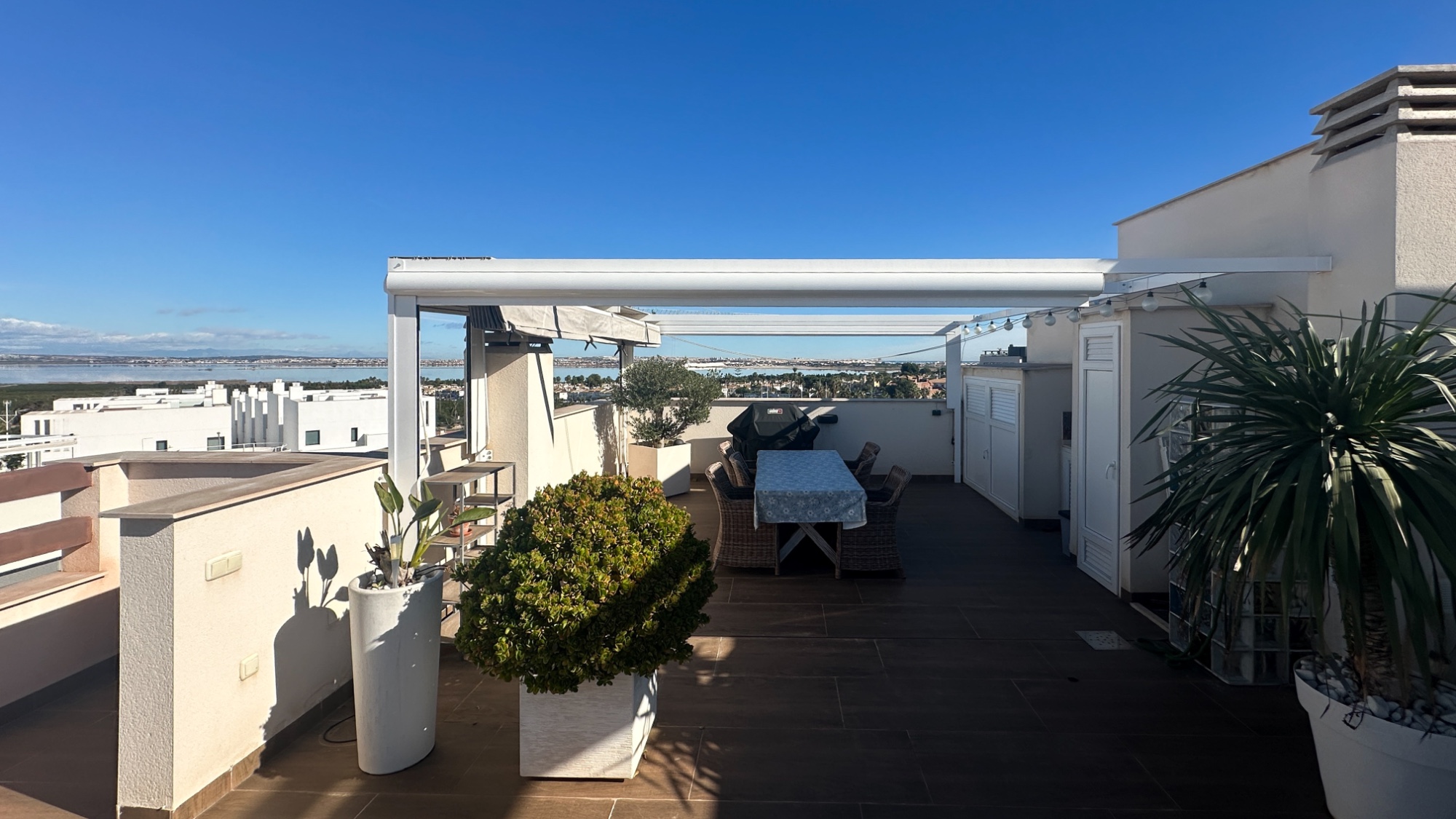 Pool area in apartment for sale in Torrevieja