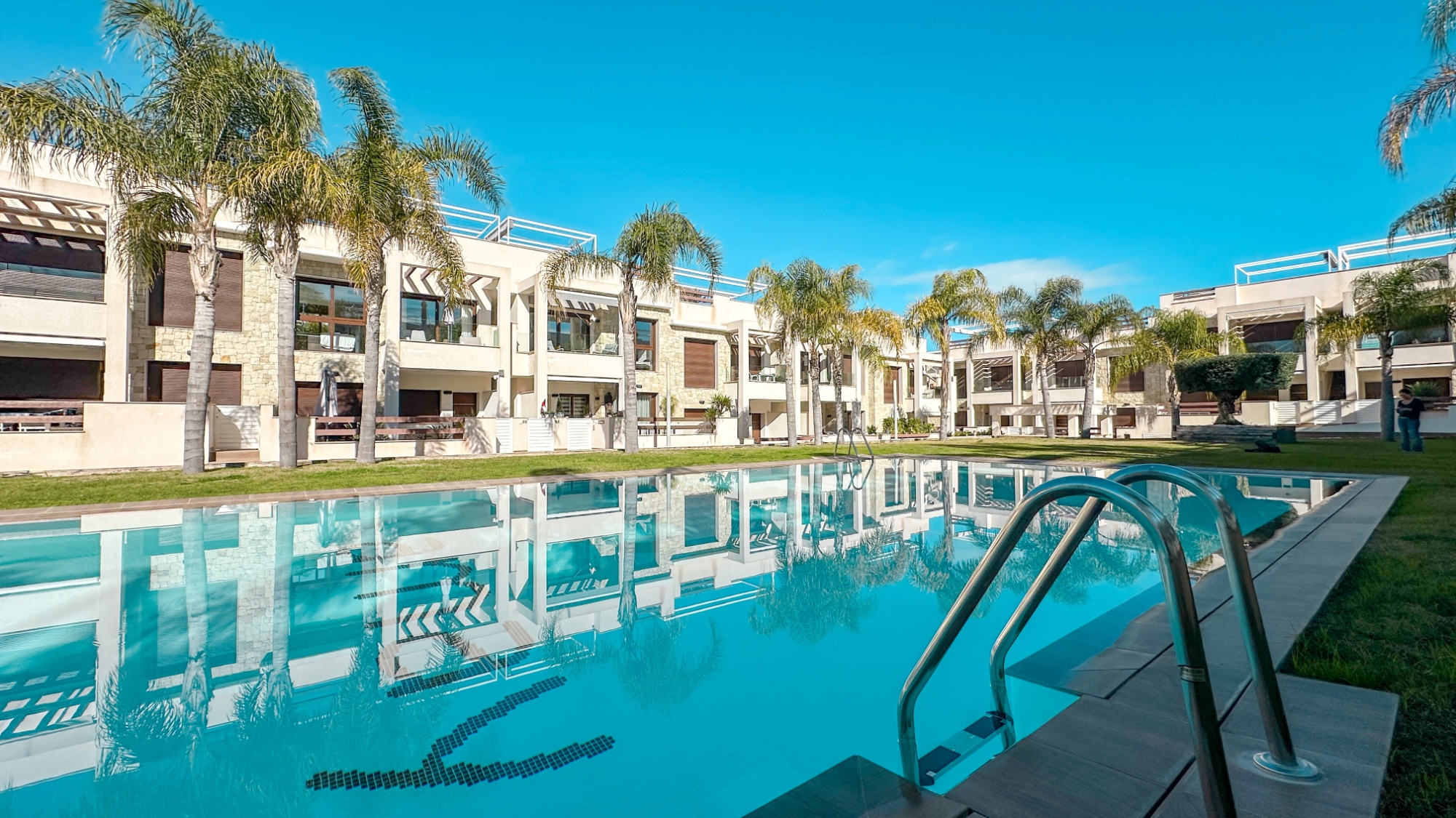 Garden in apartment for sale in Torrevieja