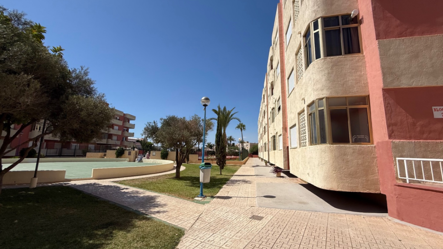Master bedroom in apartment for sale in Cartagena