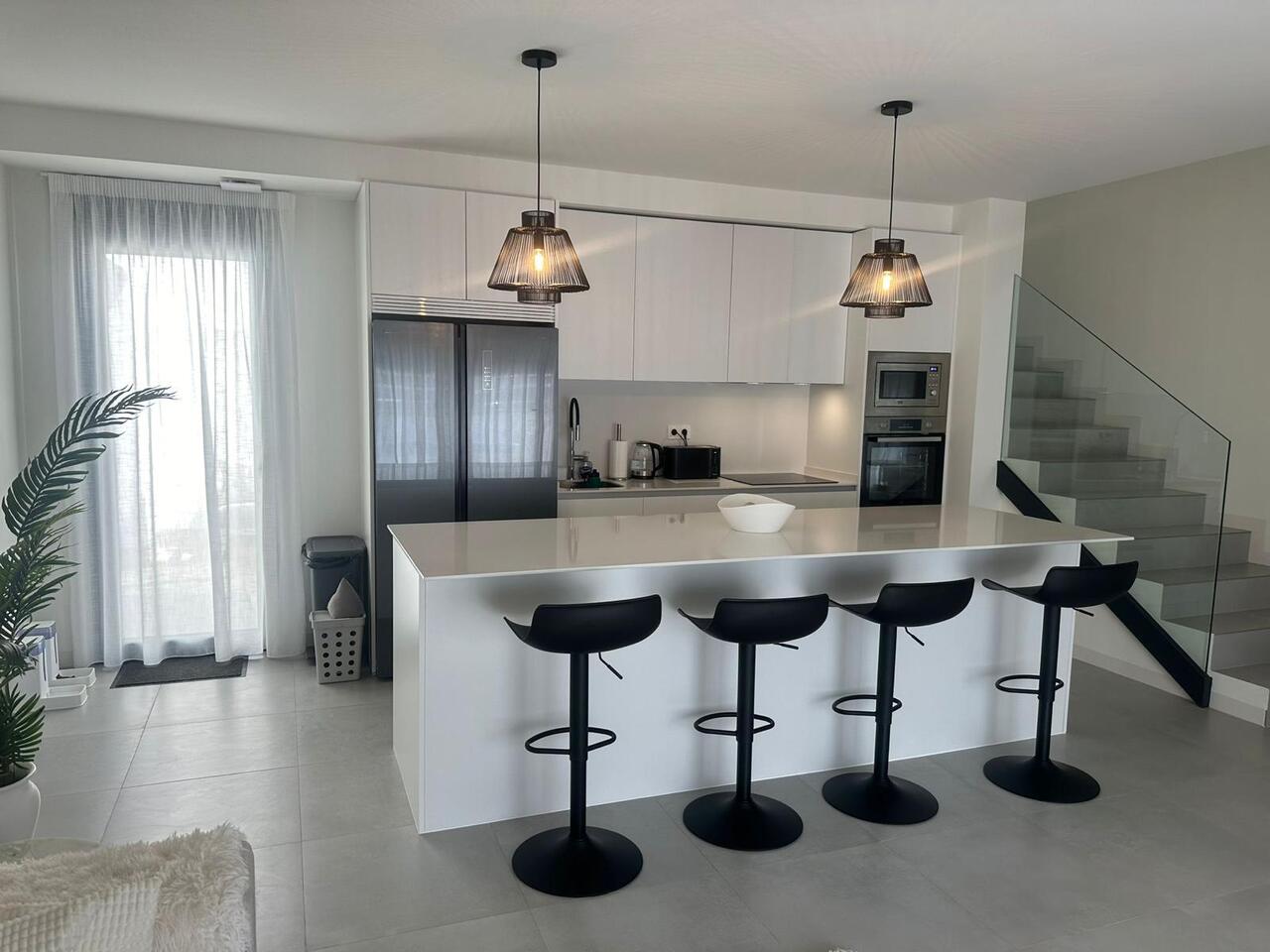 Pool area in villa for sale in Roldan