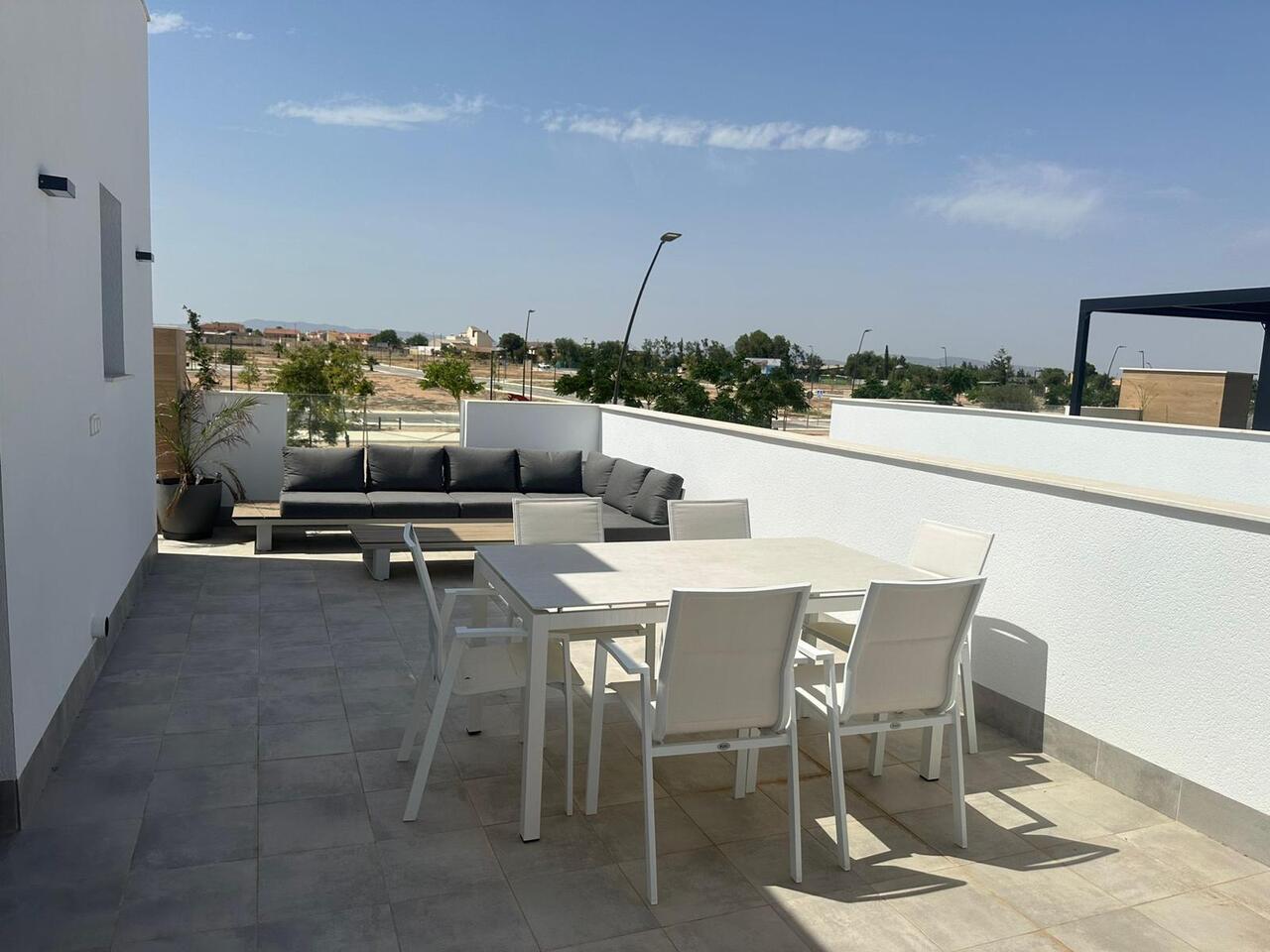 Pool area in villa for sale in Roldan
