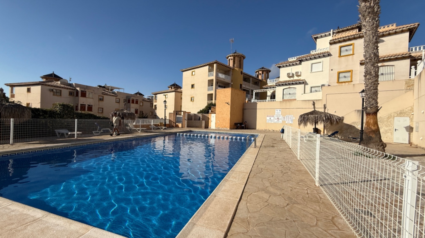 Pool area in apartment for sale in Orihuela