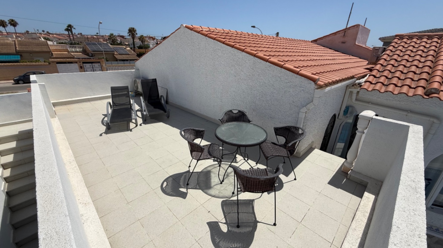 Master bedroom in villa for sale in Torrevieja
