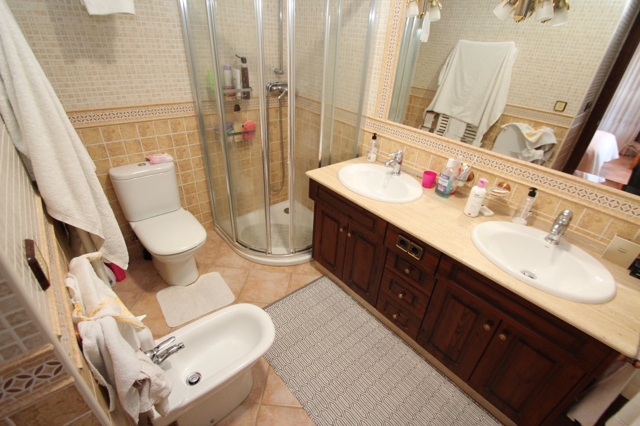 Pool area in finca for sale in Murcia