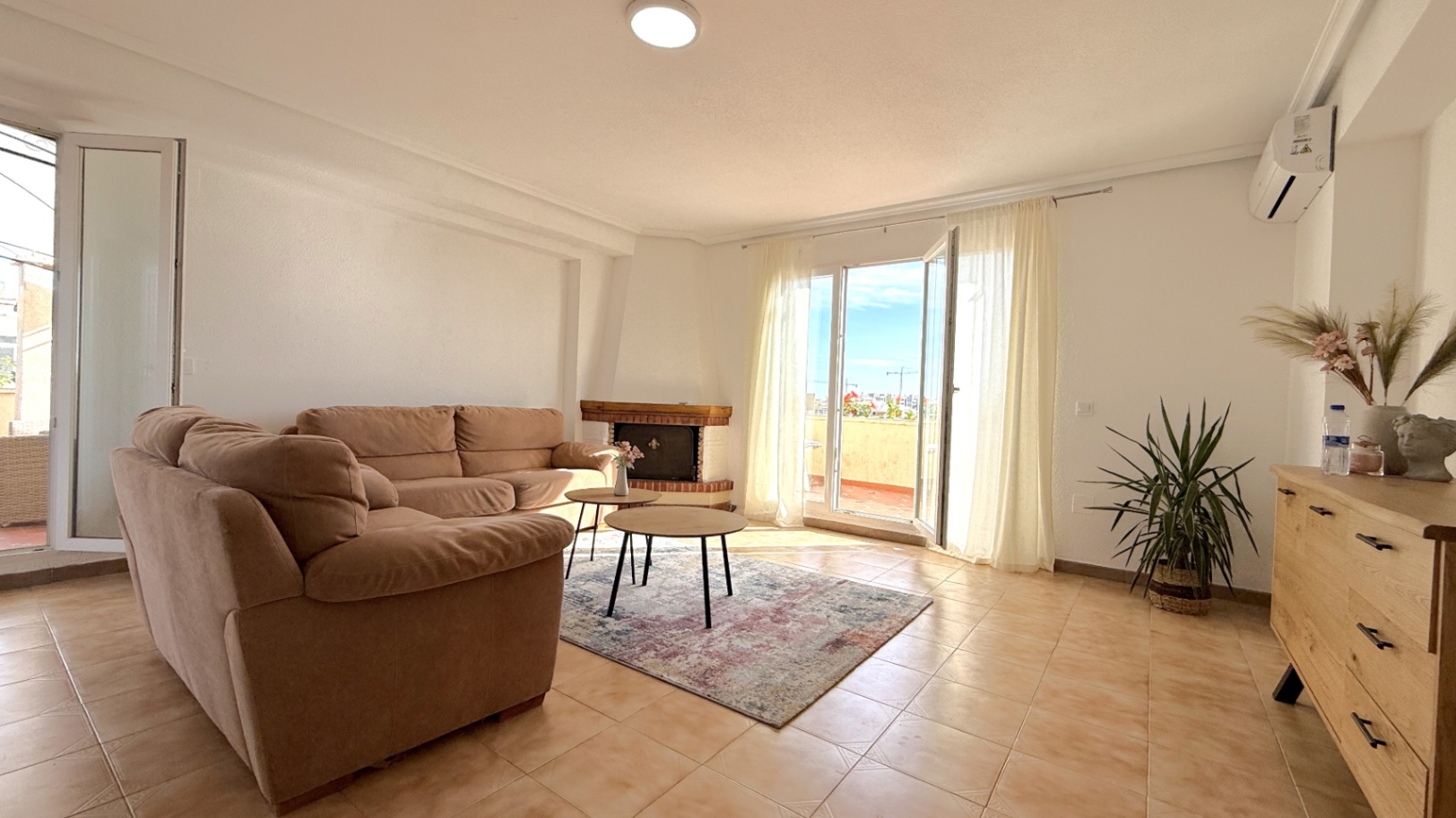 Living room in penthouse for sale in Torrevieja