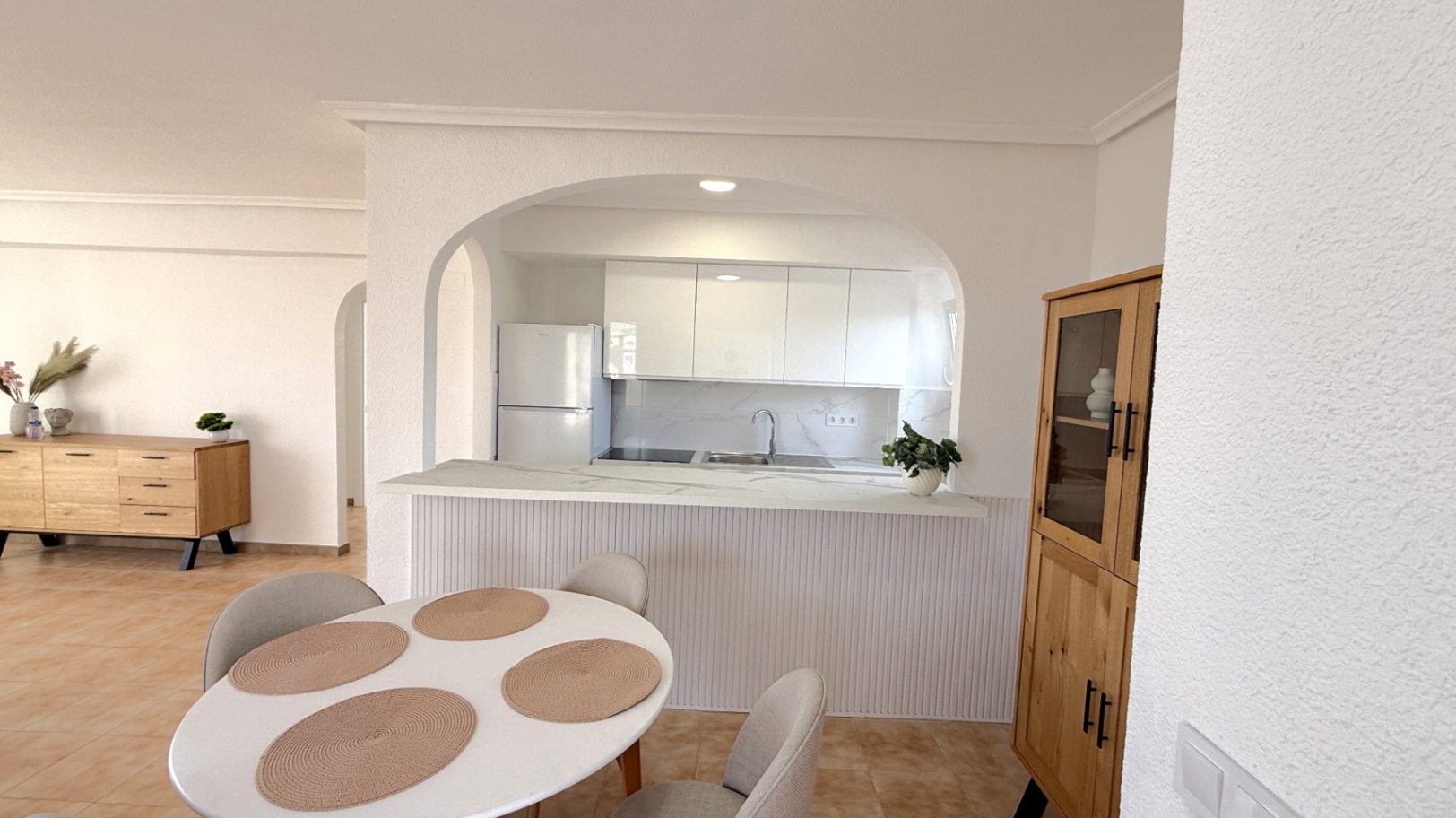 Pool area in penthouse for sale in Torrevieja