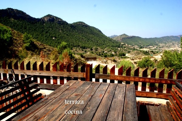 Pool area in villa for sale in Murcia