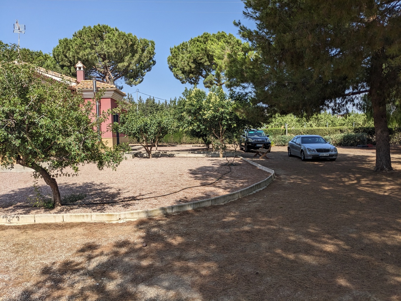 Master bedroom in villa for sale in Murcia