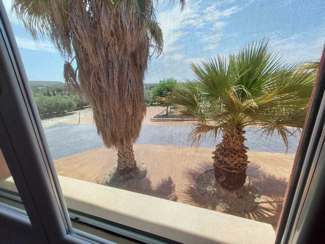 Pool area in villa for sale in Murcia
