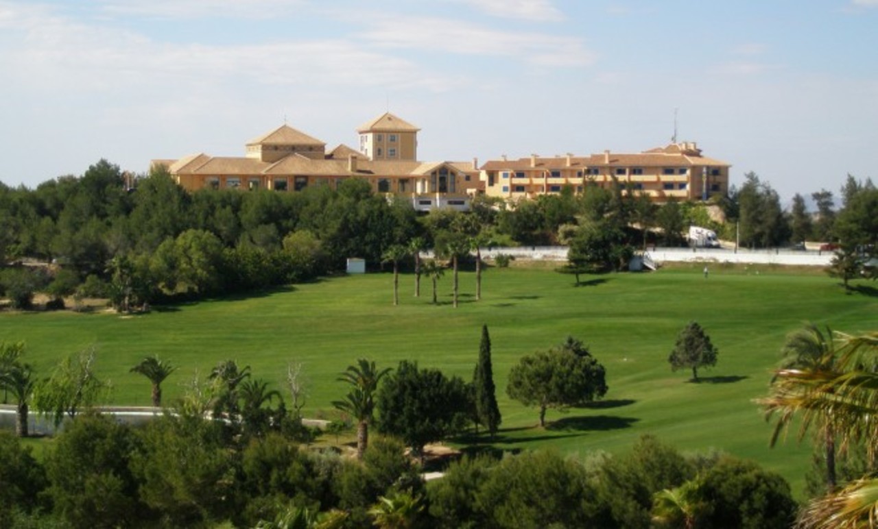 Pool area in apartment for sale in Campoamor
