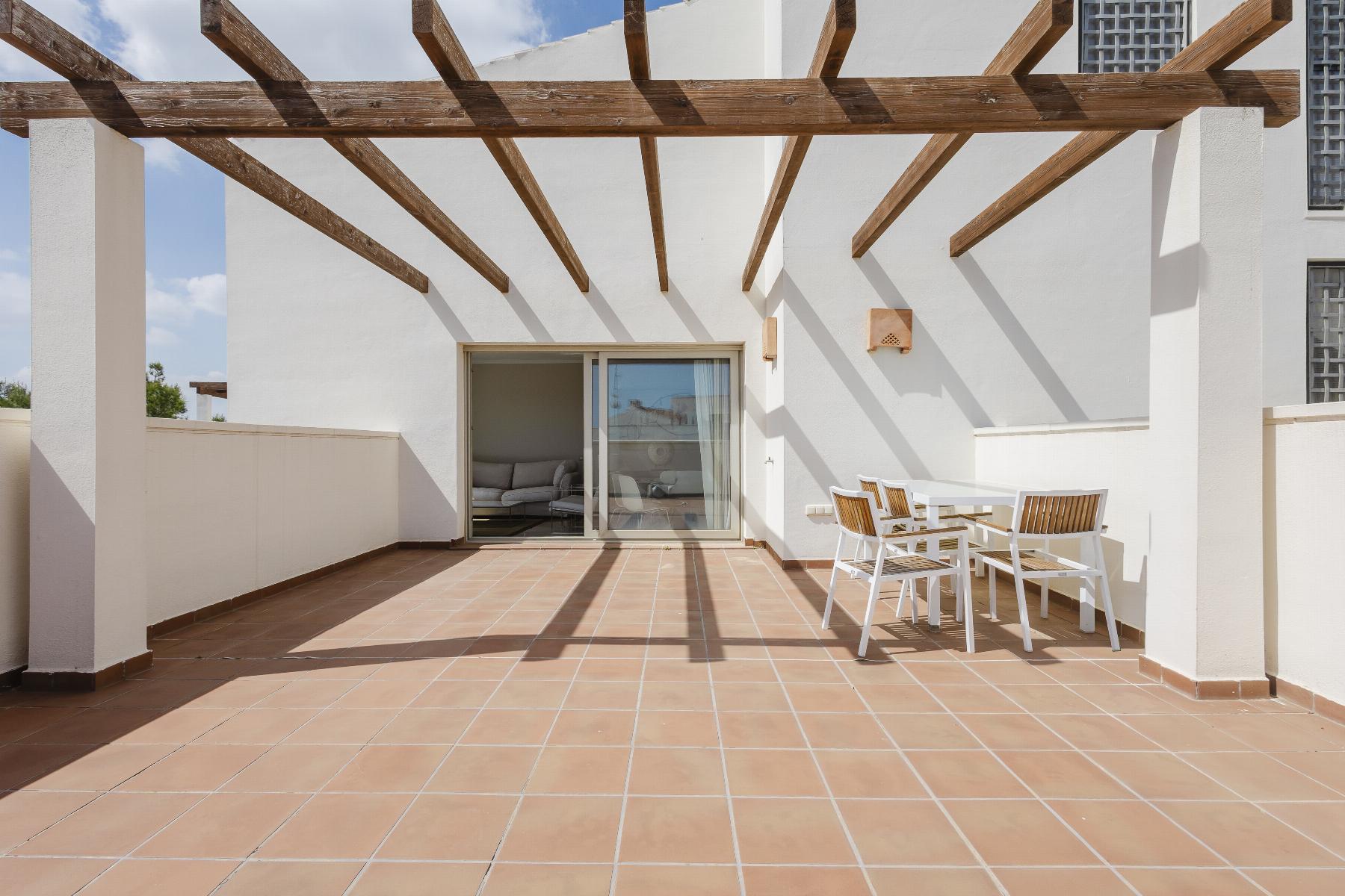 Pool area in penthouse for sale in Orihuela Costa