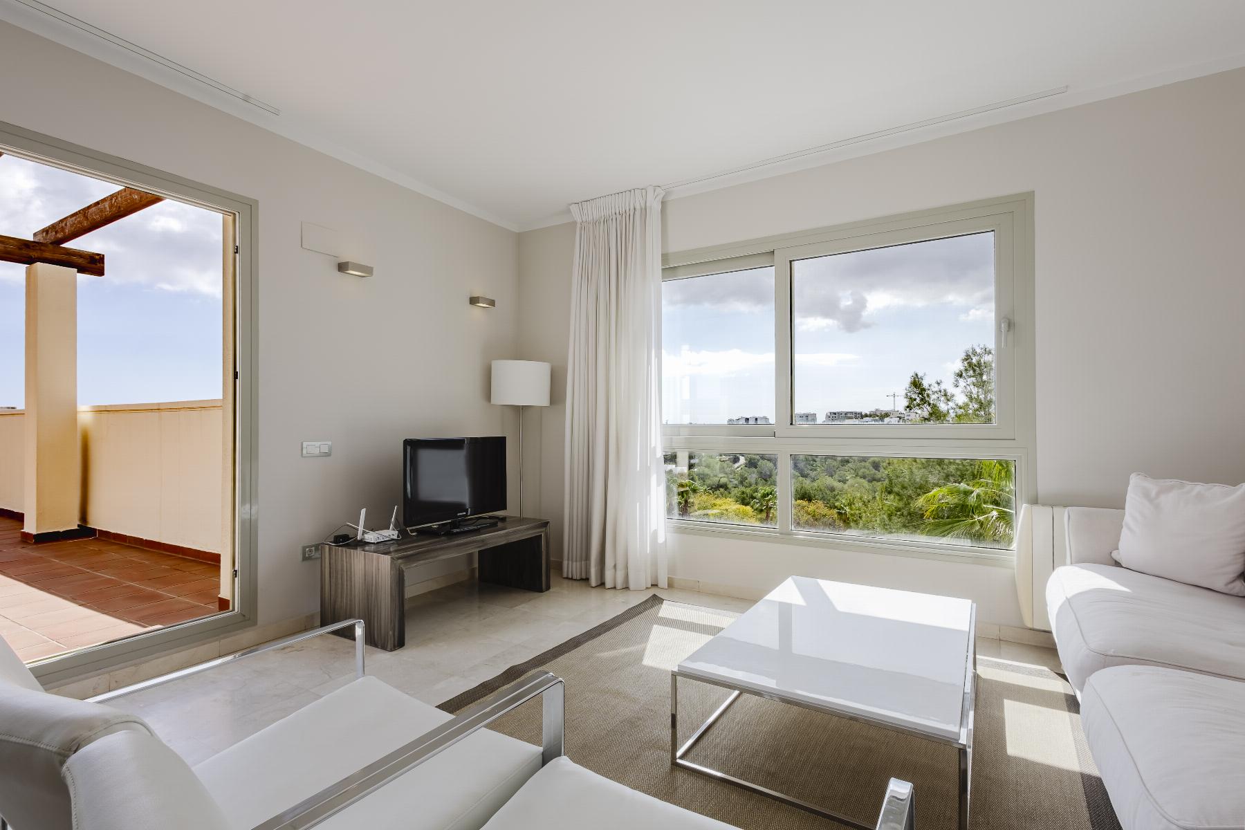 Pool area in penthouse for sale in Orihuela Costa