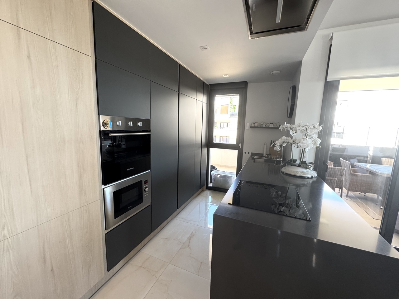 Pool area in apartment for sale in Playa Flamenca