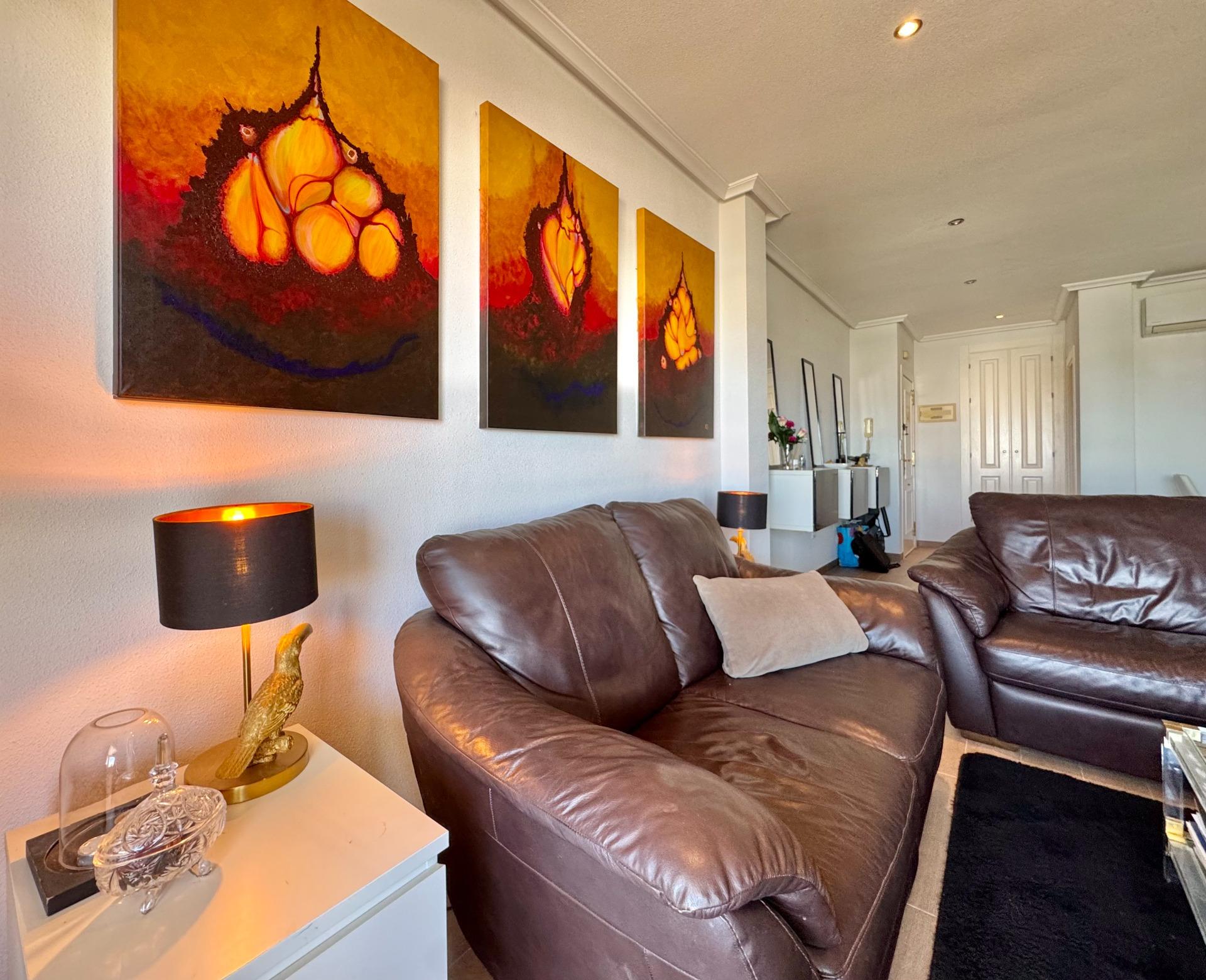 Pool area in apartment for sale in Orihuela Costa