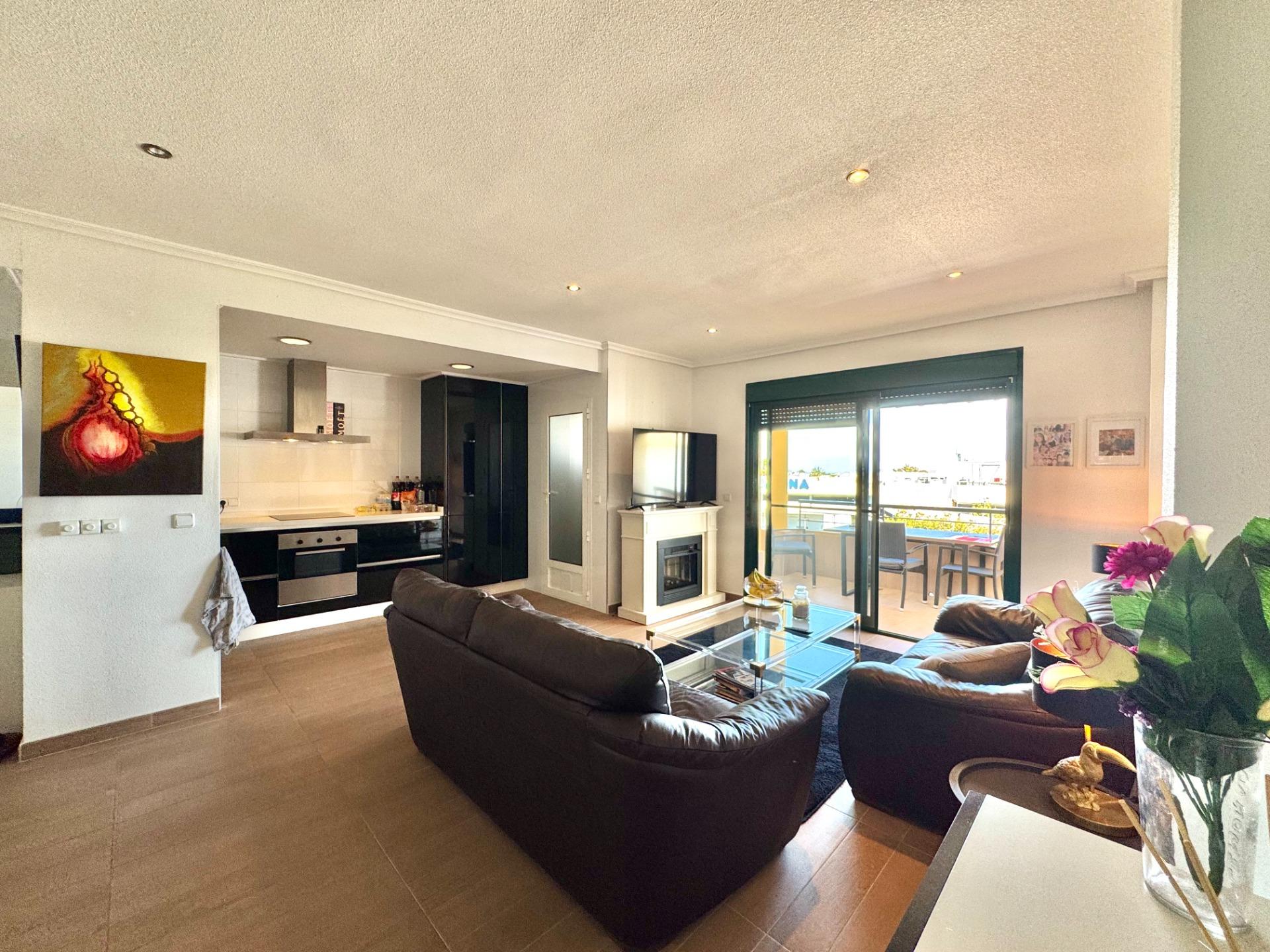 Dining area in apartment for sale in Orihuela Costa