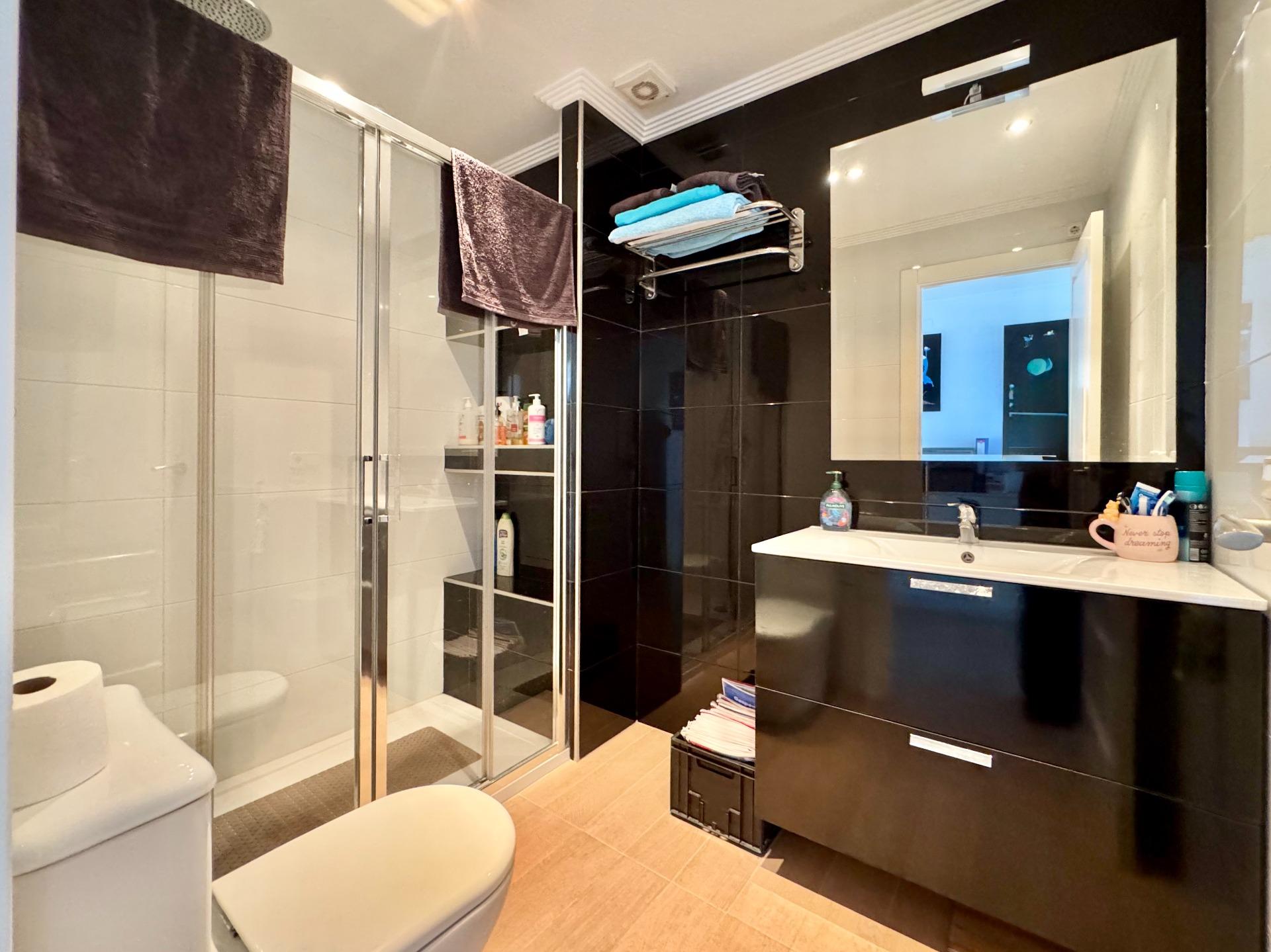 Pool area in apartment for sale in Orihuela Costa